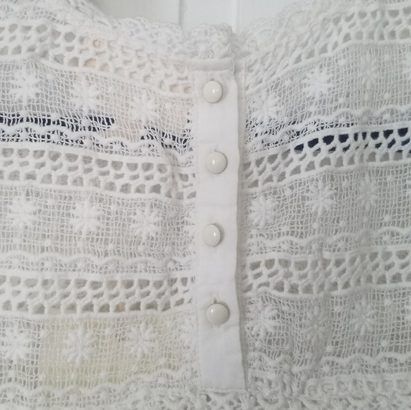 SOLD - NWT Sezane Madeline Lace Blouse - FR38 M 6 - Picture 5 of 7